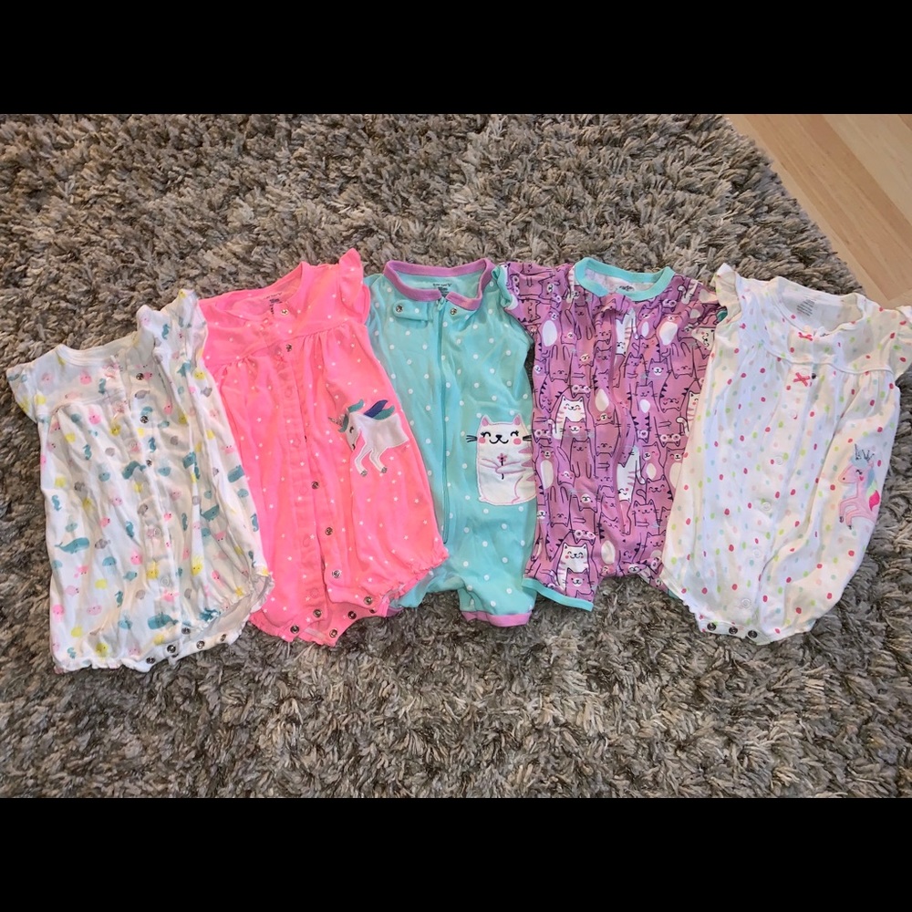 Girl’s Size 18 Months Romper Lot